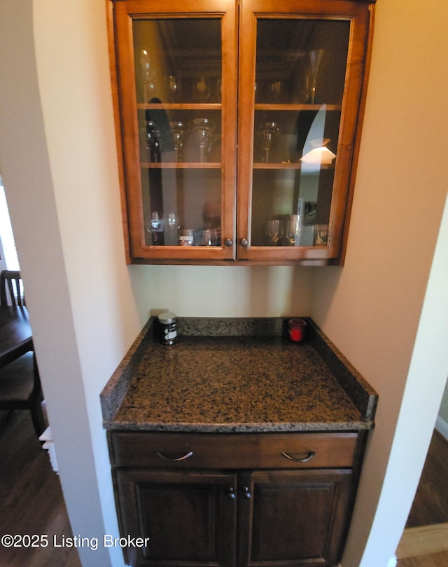 detailed view of wood finished floors
