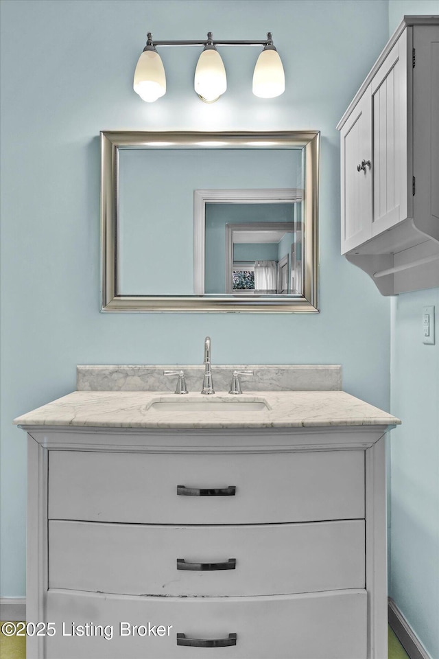 7208 Iron Gate Ct, Louisville, KY 40241 - bathroom featuring vanity and baseboards