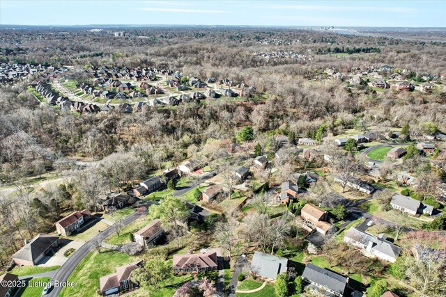 7208 Iron Gate Ct, Louisville, KY 40241 - aerial view of property's location with nearby suburban area