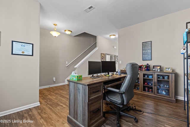 11888 Trottingham Cir, Louisville, KY 40299 - office with wood finished floors and baseboards