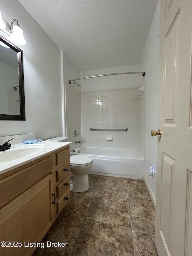 8411 Ambrosse Ln Unit 104, Louisville, KY 40299 - bathroom featuring vanity, shower / washtub combination, and toilet