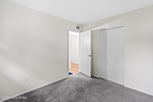 7605 Randy Ct, Louisville, KY 40258 - unfurnished bedroom with carpet, baseboards, and a closet
