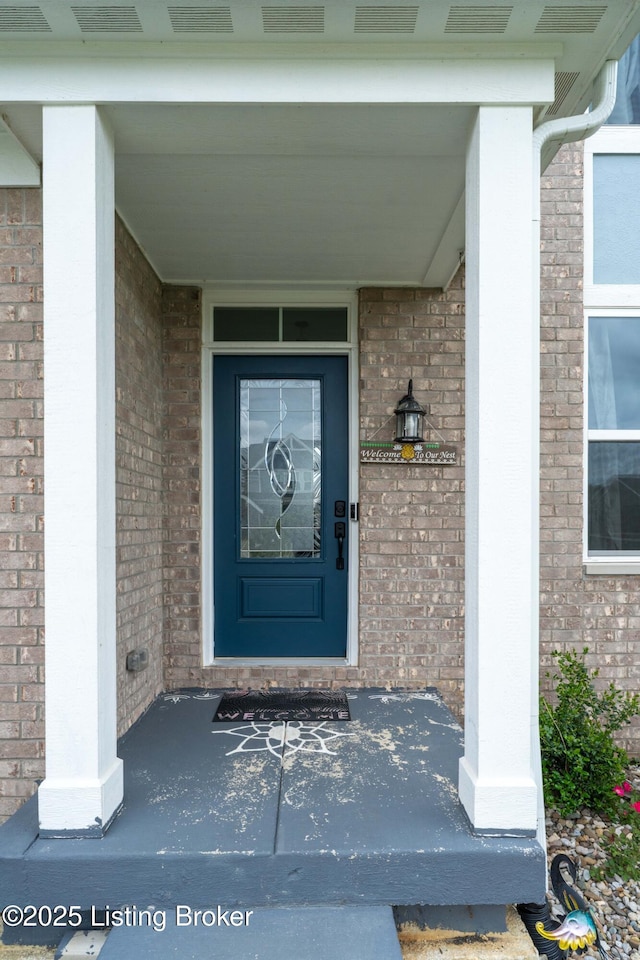 15803 Stonehouse Ct, Louisville, KY 40245 - entrance to property featuring brick siding