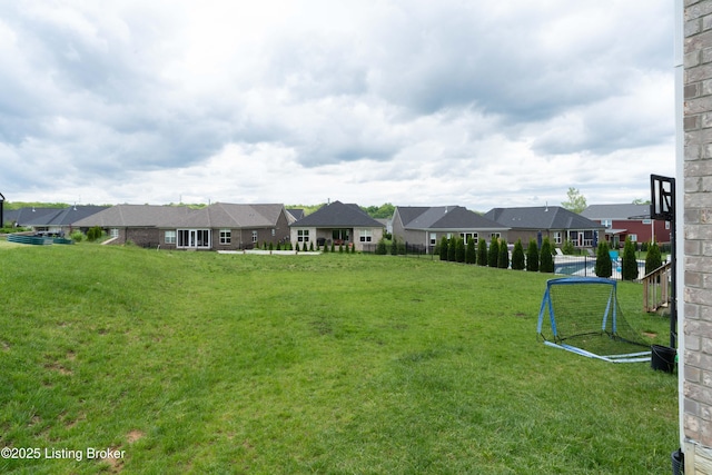 15803 Stonehouse Ct, Louisville, KY 40245 - view of green lawn with a residential view