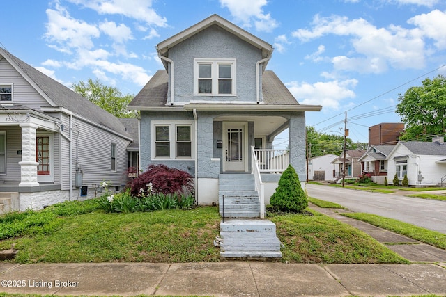 835 Sylvia St, Louisville, KY 40217 - view of front of house with a porch and stone siding