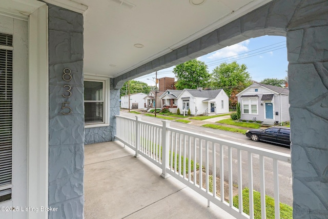 835 Sylvia St, Louisville, KY 40217 - balcony with a residential view and a porch