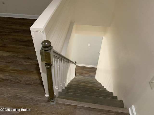 2532 Garland Ave, Louisville, KY 40211 - stairway with wood finished floors and baseboards