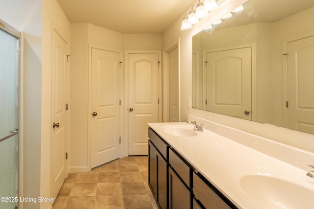 7618 Fair Ln, Louisville, KY 40291 - bathroom featuring double vanity