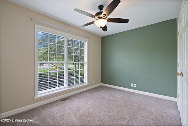1613 E Crystal Dr, La Grange, KY 40031 - carpeted spare room with a ceiling fan and baseboards