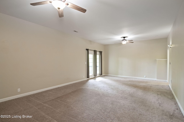1613 E Crystal Dr, La Grange, KY 40031 - carpeted empty room with a ceiling fan and baseboards