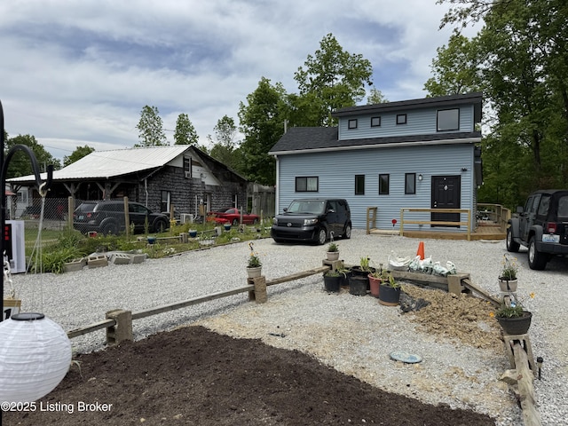 3031 Beech Grove Rd, Lebanon Junction, KY 40150 - view of front of home with fence and a shingled roof