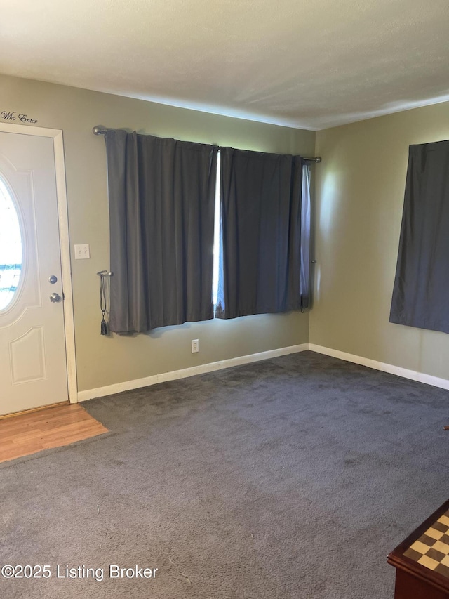 1310 Lacona Ln, Louisville, KY 40213 - foyer entrance featuring carpet floors and baseboards