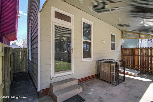 1228 S Floyd St, Louisville, KY 40203 - view of patio / terrace featuring fence and entry steps
