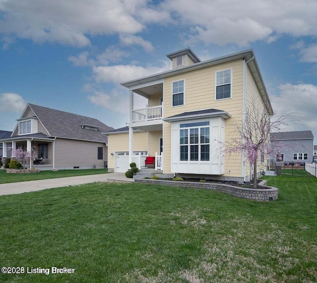 182 Washington Commons Dr, Mt Washington, KY 40047 - view of front of home featuring a balcony and driveway