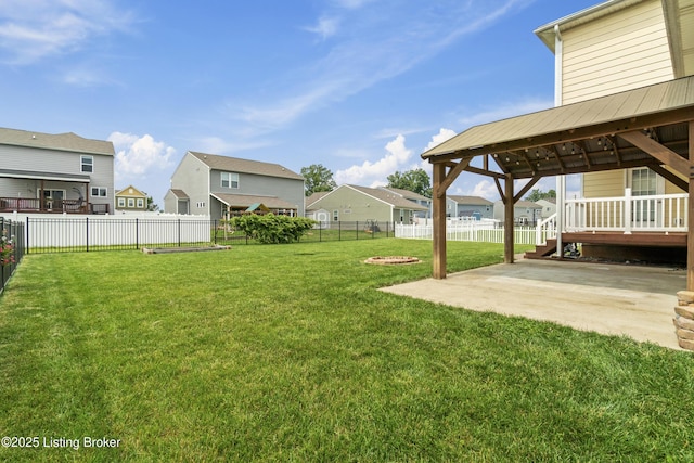 182 Washington Commons Dr, Mt Washington, KY 40047 - view of yard with a residential view, a gazebo, and a patio