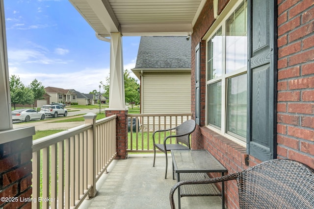 218 Sangria Dr, Vine Grove, KY 40175 - balcony with a porch and a residential view