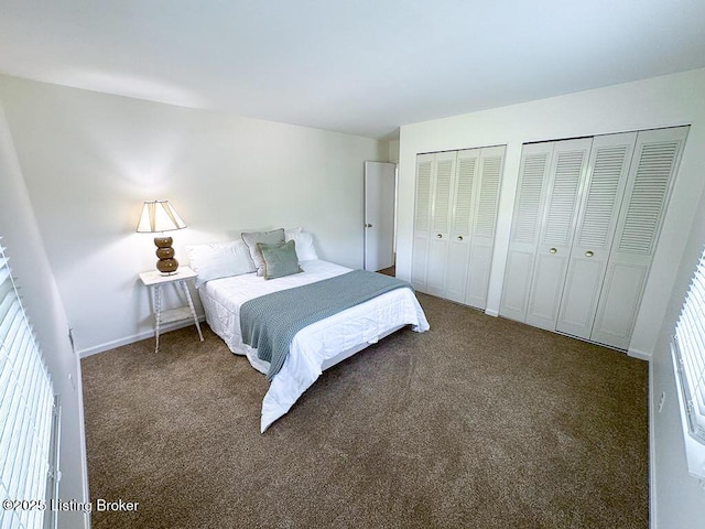 8602 Banbridge Rd, Louisville, KY 40242 - bedroom with carpet flooring, multiple closets, baseboards, and multiple windows