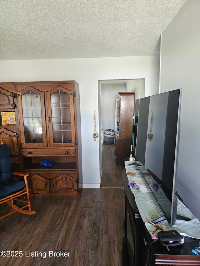 100 Monroe St, Radcliff, KY 40160 - office with dark wood-type flooring and a textured ceiling