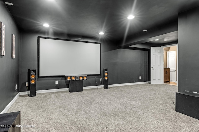 1093 W Bryan Rd, Elizabethtown, KY 42701 - carpeted cinema with recessed lighting and baseboards