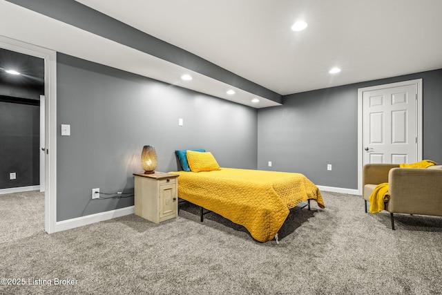 1093 W Bryan Rd, Elizabethtown, KY 42701 - carpeted bedroom with recessed lighting and baseboards