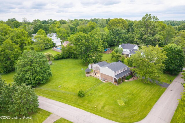 7003 Red Plum Ter, Pewee Valley, KY 40056 - aerial view of property and surrounding area
