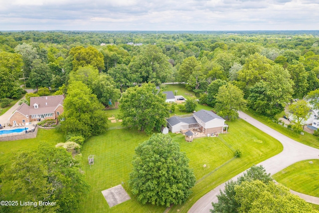 7003 Red Plum Ter, Pewee Valley, KY 40056 - aerial view of a forest