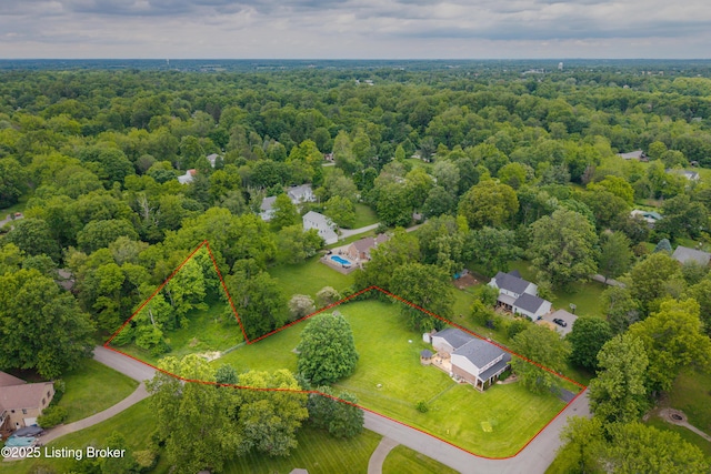 7003 Red Plum Ter, Pewee Valley, KY 40056 - view of property location with property boundaries highlighted