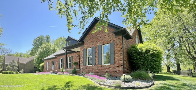 1609 Tall Oaks Dr, Jeffersonville, IN 47130 - view of side of property featuring brick siding
