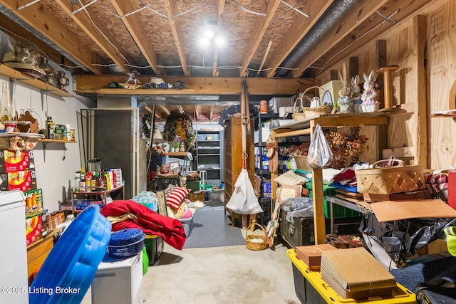 storage area featuring washer / clothes dryer