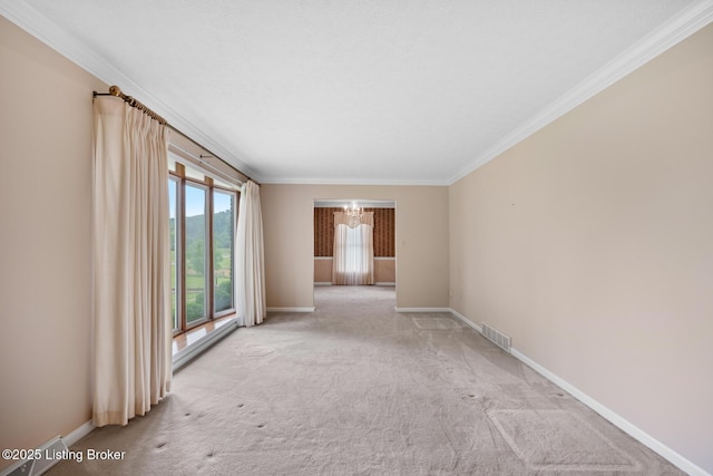1160 Buck Knobs Rd, Ekron, KY 40117 - carpeted empty room with crown molding and baseboards