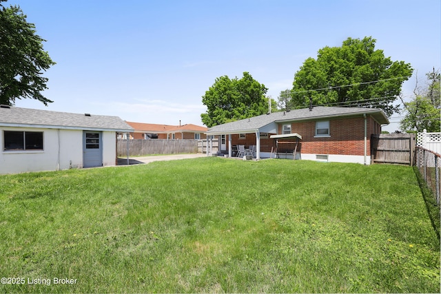 2700 Bagby Way, Louisville, KY 40216 - view of yard with a patio