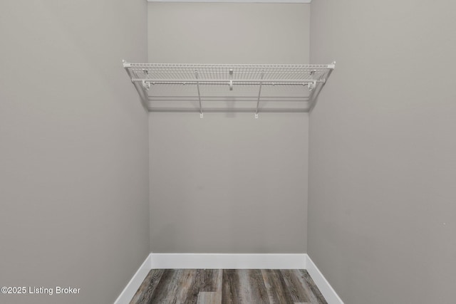314 Nolin Estates Rd, Clarkson, KY 42726 - spacious closet featuring wood finished floors
