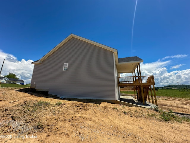 165 Gordon Dr, Ekron, KY 40117 - view of home's exterior with a deck