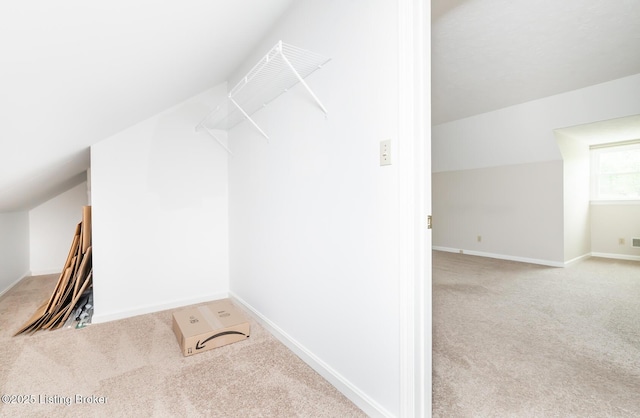10600 Colonial Woods Way Unit 9-1, Louisville, KY 40223 - spacious closet featuring carpet flooring and vaulted ceiling