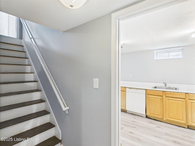 4212 David Ave, Louisville, KY 40215 - stairs featuring wood finished floors