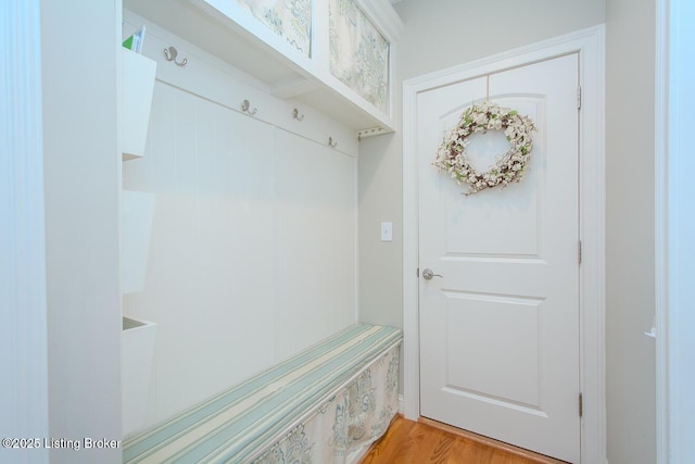 18705 Weymuth Ln, Louisville, KY 40245 - mudroom featuring light wood finished floors
