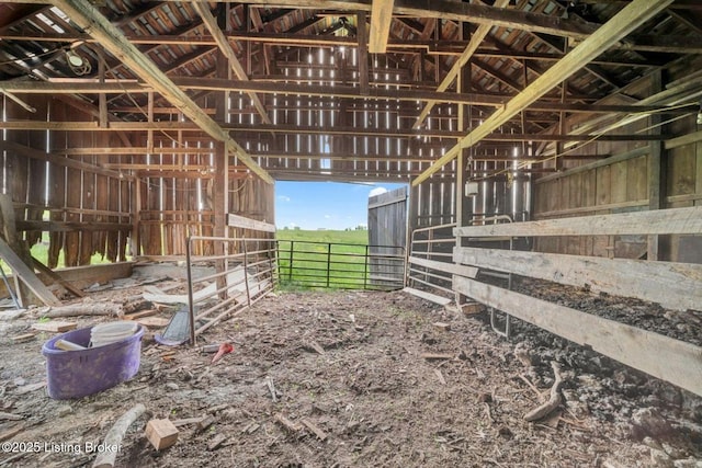 view of stable
