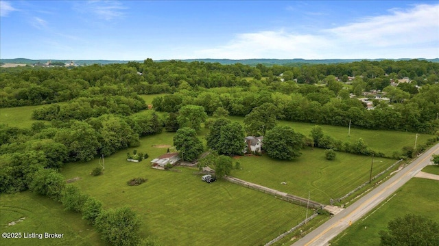 aerial view of property and surrounding area
