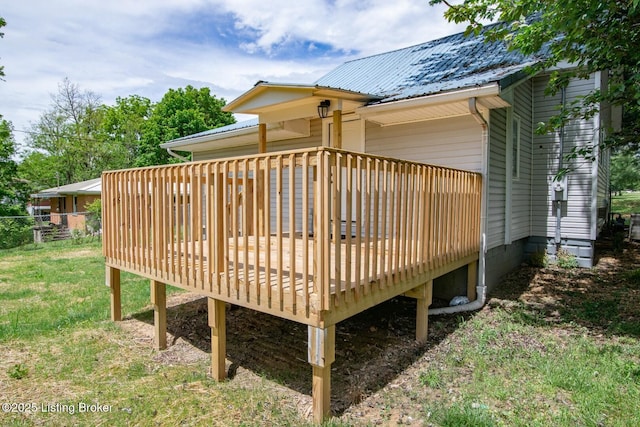deck with fence