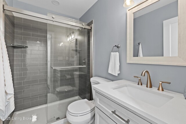 4026 Old Farm Dr, Crestwood, KY 40014 - full bath with toilet, a shower with door, and vanity
