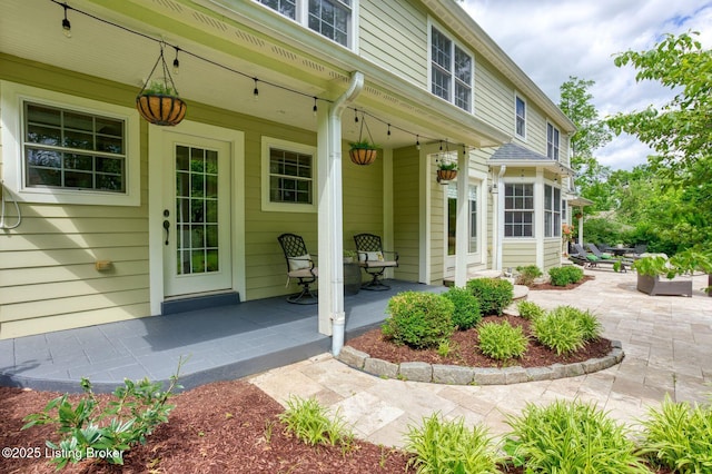 801 Shady Ln, Anchorage, KY 40223 - doorway to property featuring a porch and a patio area