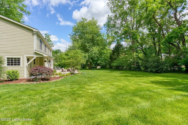 801 Shady Ln, Anchorage, KY 40223 - view of grassy yard featuring a patio