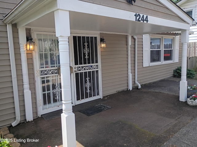 1244 Belmar Dr, Louisville, KY 40213 - property entrance with covered porch