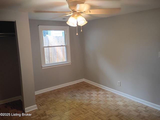 1244 Belmar Dr, Louisville, KY 40213 - unfurnished bedroom with baseboards and ceiling fan