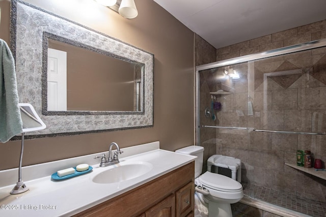 79 Ivy Ct, Brandenburg, KY 40108 - full bathroom with a shower stall, toilet, and vanity