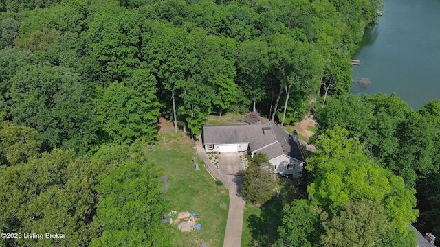 79 Ivy Ct, Brandenburg, KY 40108 - view of subject property featuring a nearby body of water and a heavily wooded area