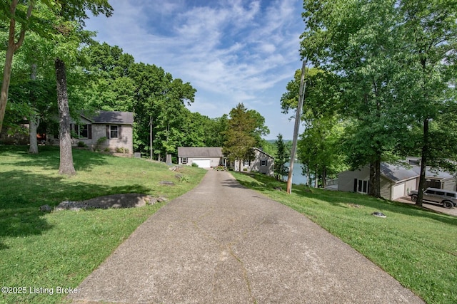 79 Ivy Ct, Brandenburg, KY 40108 - view of front of property with a front yard and a garage