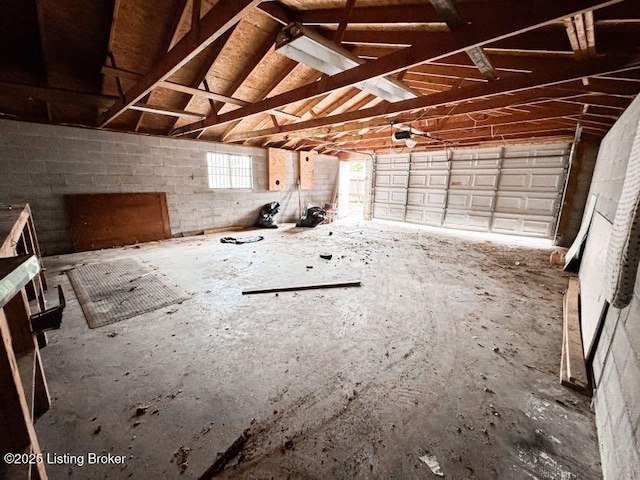 6302 Casper Dr, Louisville, KY 40258 - garage featuring a garage door opener