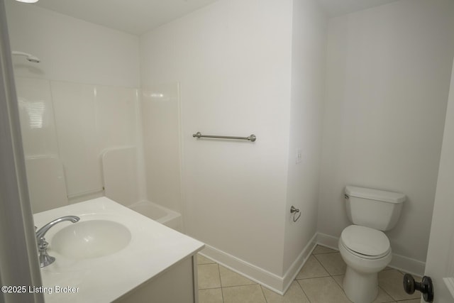 895 Woodlawn Rd Unit 2, Bardstown, KY 40004 - full bathroom featuring baseboards, tile patterned flooring, toilet, and vanity