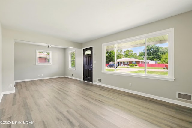 2410 Waco Ct, Louisville, KY 40216 - entrance foyer with wood finished floors and baseboards